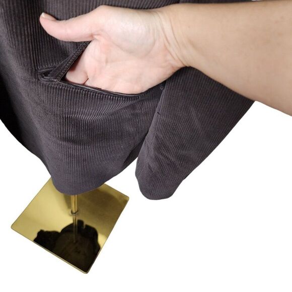 Vintage 80s Circle S Corduroy Leather Elbow Patch Blazer Mens 46 Brown Western - Picture 2 of 6